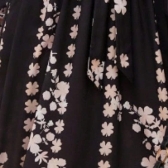 Printed Round Neck Long Sleeve Maxi Dress with Pockets - Picture 4 of 5